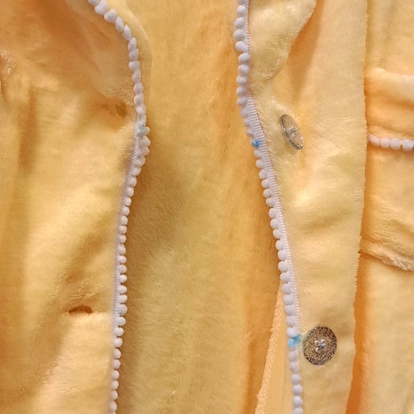 * 0505 Soft & Cozy Plush Button Front Pajama Set * - Picture 6 of 12